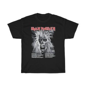 Iron Maiden 1980 Self Titled Album Track Listing Shirt