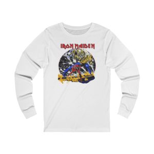 Iron Maiden 1982 Number of the Beast World Tour Long Sleeved Tee 1