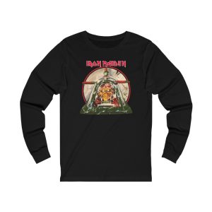 Iron Maiden 1984 Aces High Shoot The Focke Long Sleeved Shirt 1