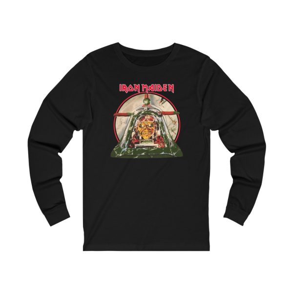 Iron Maiden 1984 Aces High Shoot The Focke Long Sleeved Shirt