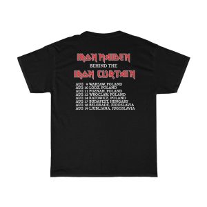 Iron Maiden 1984 Behind The Curtain Eastern European Tour Shirt 2