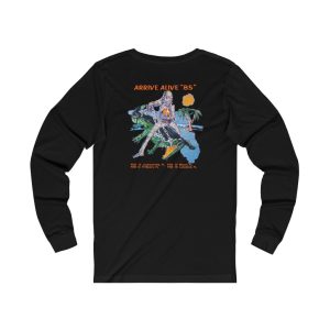 Iron Maiden 1985 Powerslave Arrive Alive in 85 Tour Florida Dates Event Long Sleeved Shirt 2