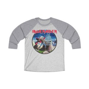 Iron Maiden 1986 Phantom of the Opera Unisex 34 Sleeve Baseball Tee 3