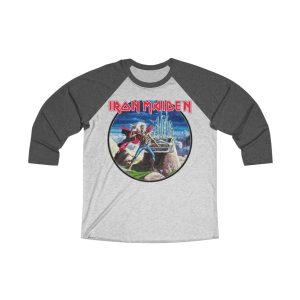 Iron Maiden 1986 Phantom of the Opera Unisex 34 Sleeve Baseball Tee 5