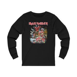 Iron Maiden 1986 Somewhere In Time Long Sleeved Shirt 1