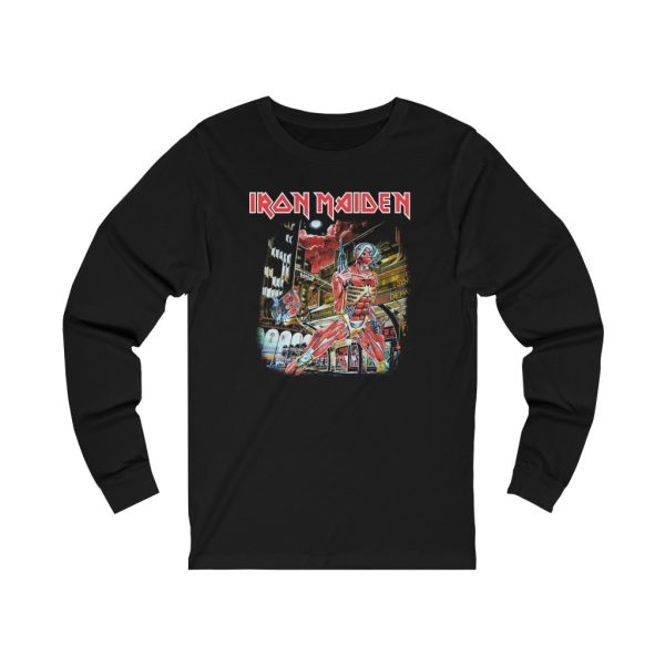 Iron Maiden 1986 Somewhere In Time Long Sleeved Shirt