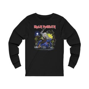 Iron Maiden 1991 No Prayer On The Road Tour Long Sleeved Shirt 1