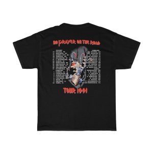 Iron Maiden 1991 No Prayer On The Road Tour Shirt 2
