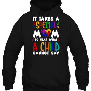 It Takes A Special Mom To Hear What A Child Cannot Say Autism Mom Handprint Version 3