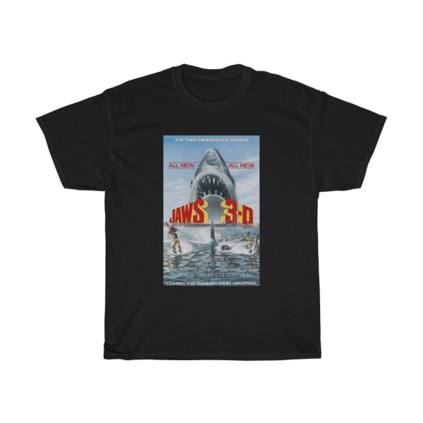 Jaws 3D Movie Poster T-Shirt