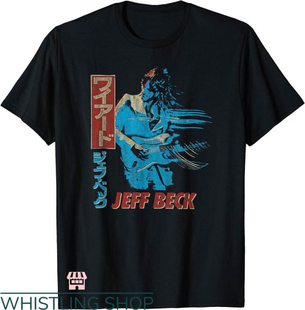 Jeff Beck T-shirt Jeff Beck Blue Wind Japan T-shirt