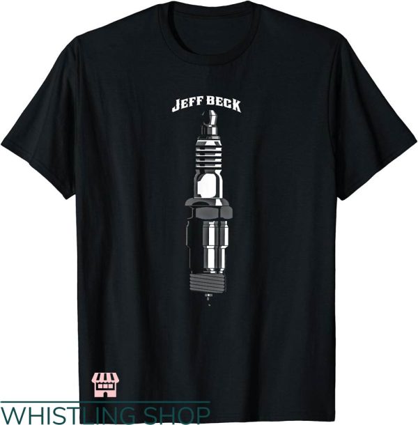 Jeff Beck T-shirt Jeff Beck Red Spark Plug T-shirt