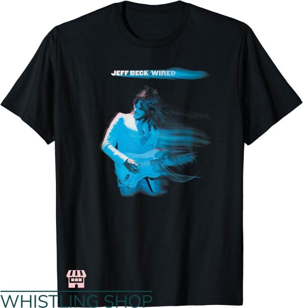 Jeff Beck T-shirt Jeff Beck Red Wired Album T-shirt