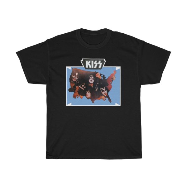 KISS 1975 Aucoin Iron On Inspired America Shirt