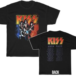 KISS 1976 Tour Dates Shirt