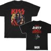 KISS 1987 Crazy Nights Gene Simmons with Girls It’s A Dirty Job shirt