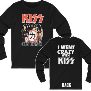 KISS 1988 Crazy Nights I Went Crazy With KISS Long Sleeved Shirt 1
