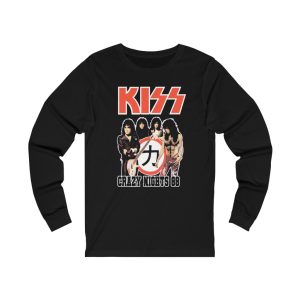 KISS 1988 Crazy Nights I Went Crazy With KISS Long Sleeved Shirt 2