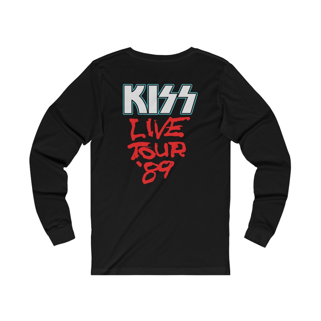 KISS 1989 Smashes Thrashes and Hits Live Tour Long Sleeved Shirt