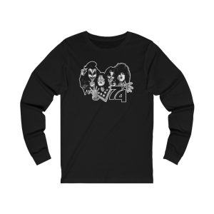 KISS 74 Art by Bill Dunn Long Sleeved Shirt