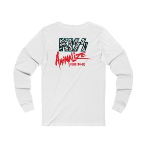 KISS Animalize 1984 85 Tour Long Sleeved Shirt 3