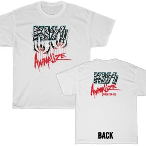 KISS Animalize 1984 85 Tour Shirt 1