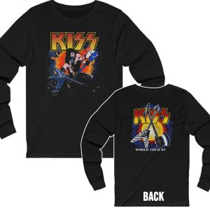 KISS Animalize Era Slave Girl 198485 World Tour Long Sleeved Shirt