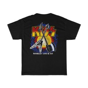 KISS Animalize Era Slave Girl 198485 World Tour Shirt