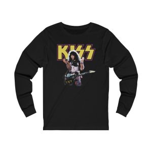 KISS Crazy Nights Era Paul Stanley with Guitar Life Is Like Sex Long Sleeves shirt 2