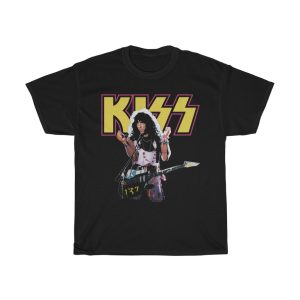 KISS Crazy Nights Era Paul Stanley with Guitar Life Is Like Sex shirt 1