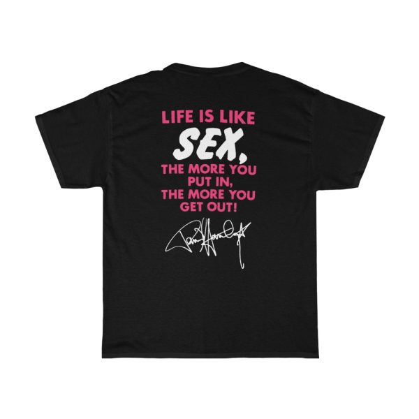 KISS Crazy Nights Era Paul Stanley with Guitar Life Is Like Sex shirt
