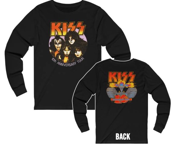KISS Creatures of the Night 1982 10th Anniversary Tour Long Sleeved Shirt