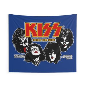 KISS Donruss Trading Cards Inspired Indoor Wall Tapestry