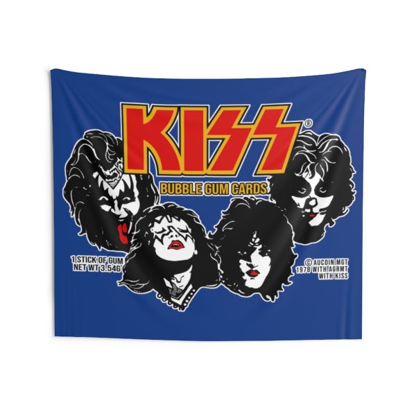 KISS Donruss Trading Cards Inspired Indoor Wall Tapestry