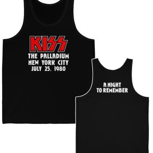 KISS Eric Carr Debut July 25, 1980 Palladium New York City Event Tank Top