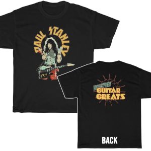 KISS Paul Stanley Rock Express Guitar Greats Shirt 1