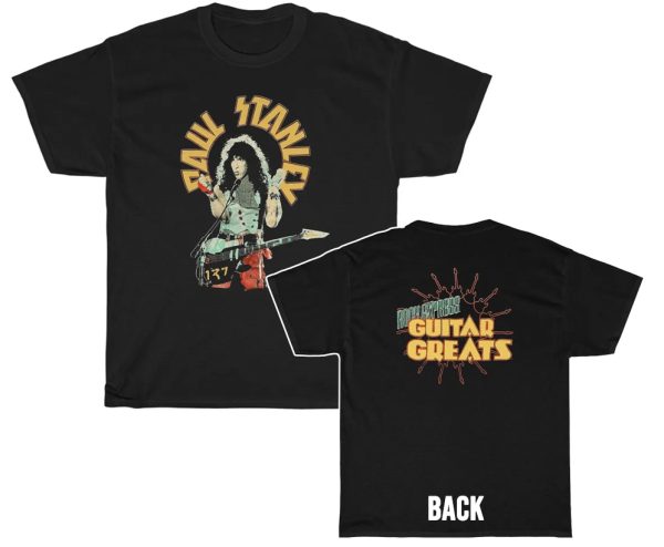 KISS Paul Stanley Rock Express Guitar Greats Shirt
