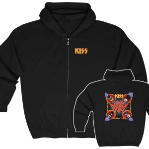 KISS Sonic Boom Zip Up Hoodie