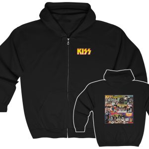 KISS Unmasked Zip Up Hoodie