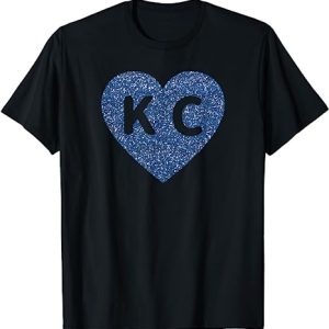 Kc Heart T Shirt Cool Love Kansas