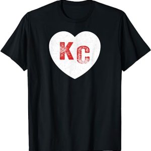 Kc Heart T Shirt Red