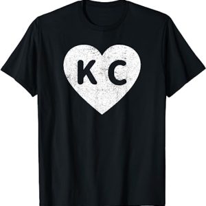 Kc Heart T Shirt Vintage Distressed