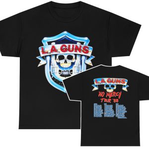 LA Guns 1988 No Mercy Tour Shirt 1