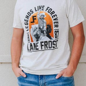 Lane Frost T-shirt Lane Frost Legends Live Forever T-shirt