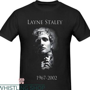 Layne Staley T-shirt Workout Black
