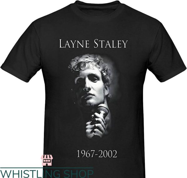 Layne Staley T-shirt Workout Black