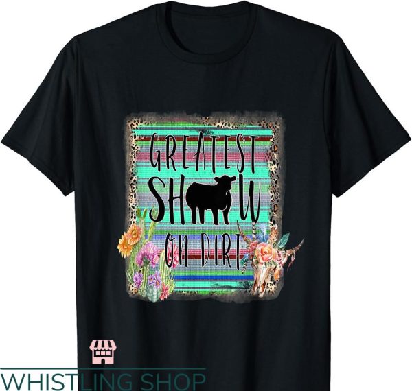 Livestock Show T-shirt Cow Heifer Steer Cattle Gift