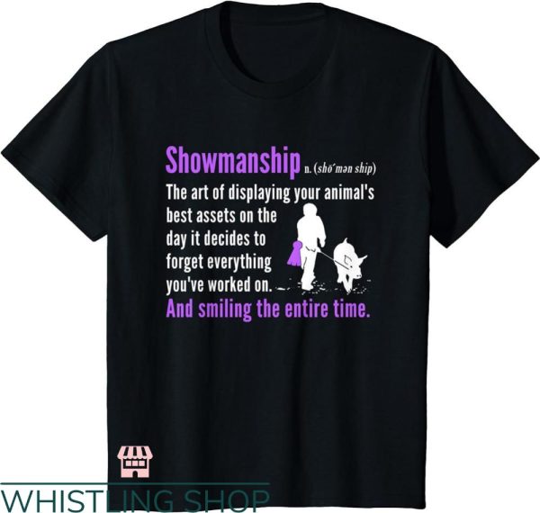 Livestock Show T-shirt Show Pig Showmanship