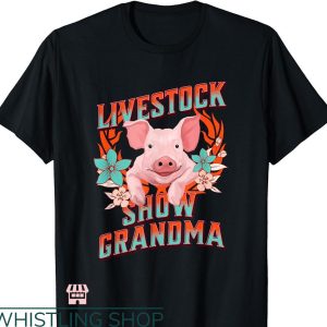 Livestock Show T-shirt Showing Pigs At The Fair