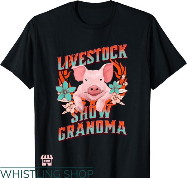 Livestock Show T-shirt Showing Pigs At The Fair